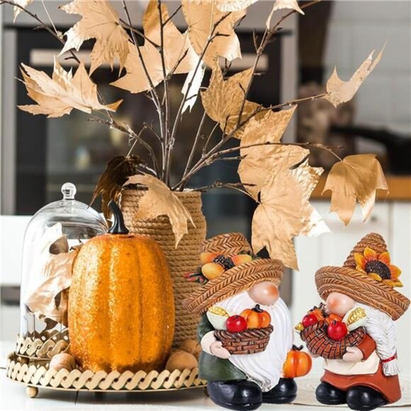 Fall Decorations | Fall Gnomes Decorations for Home | Thanksgiving Decor - Picture 4 of 7